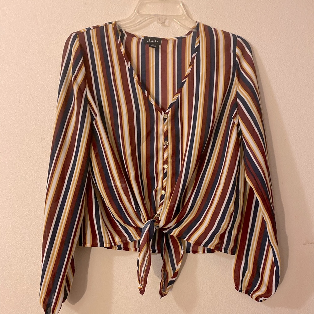 3/$21 Justify long sleeve blouse